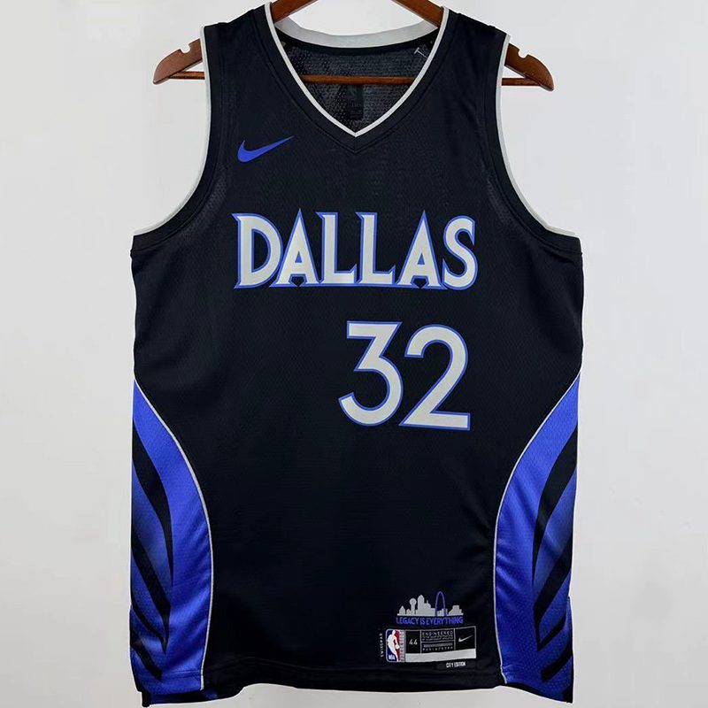 Camiseta NBA Dallas Mavericks – FLAGG #32 – City Edition · negra · 2026/27 - vista 1