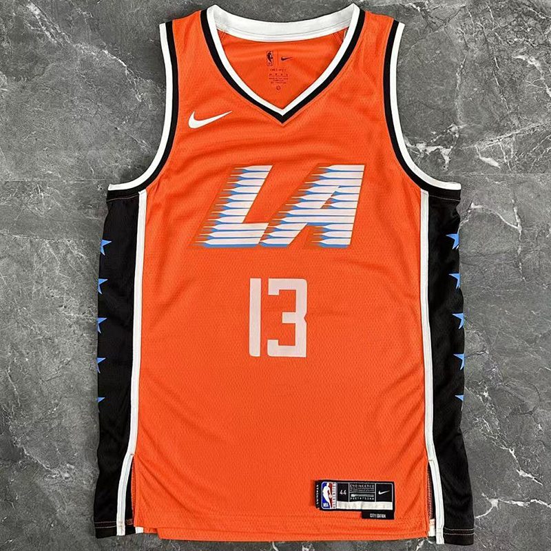 Camiseta NBA LA Clippers – GEORGE #13 – City Edition · naranja · 2026 - vista 1