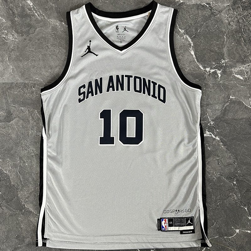 Camiseta NBA San Antonio Spurs – DEROZAN #10 – gris · 2026 - vista 1