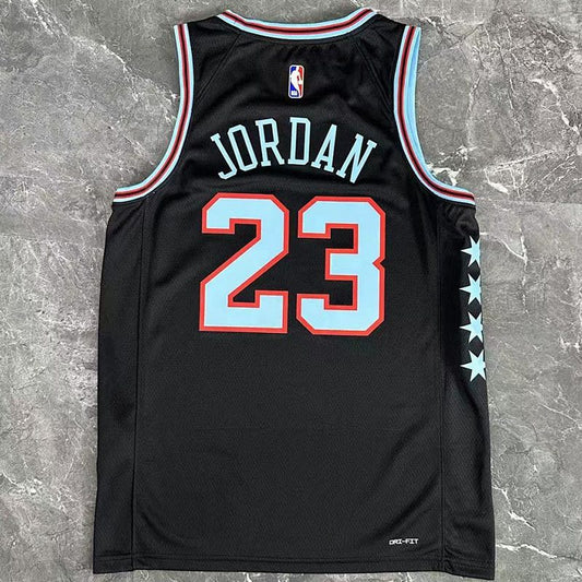 Camiseta NBA Chicago Bulls – JORDAN #23 – negra · 2026 - vista 2