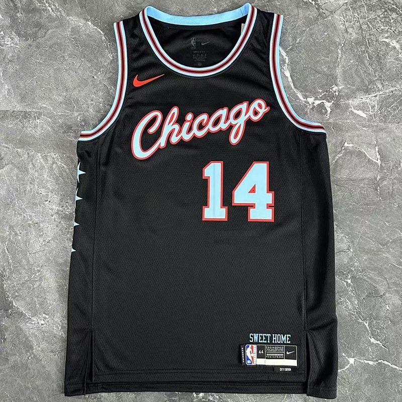 Camiseta NBA Chicago Bulls – BUZELIS #14 – negra · 2026 - vista 1