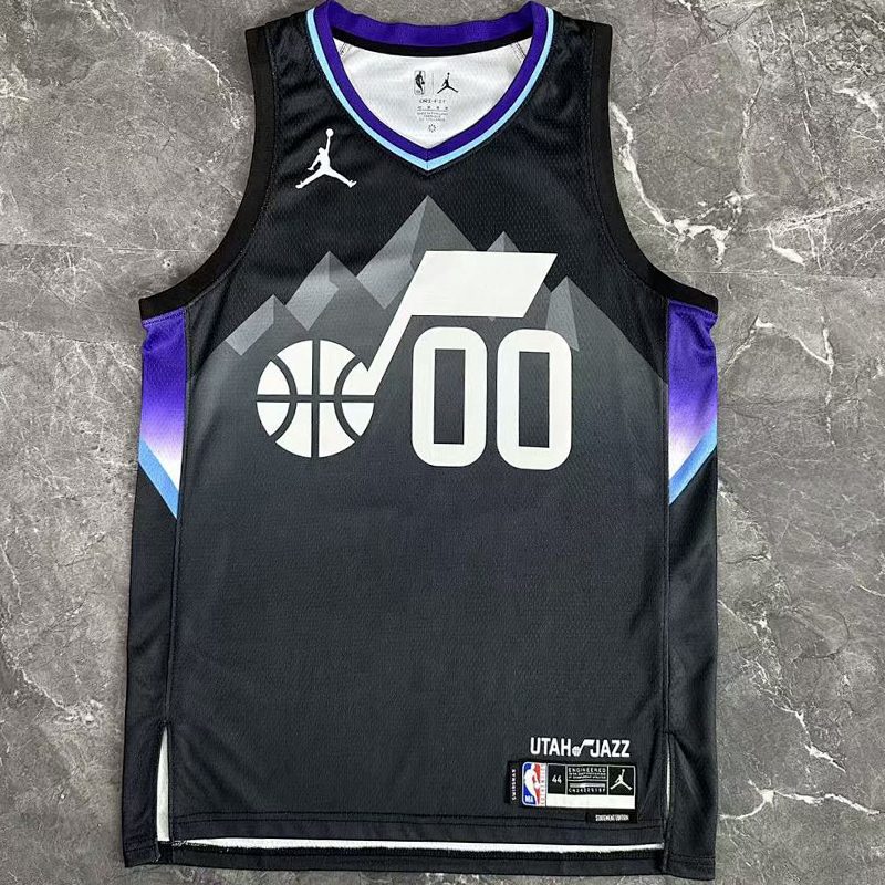 Camiseta NBA Utah Jazz – MARKKANEN #00 – negra · 2026 - vista 1