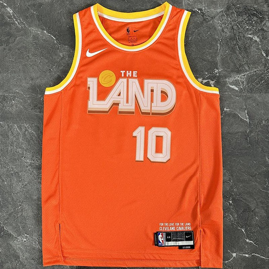 Camiseta NBA Cleveland Cavaliers – GARLAND #10 – City Edition · naranja · 2026 - vista 2