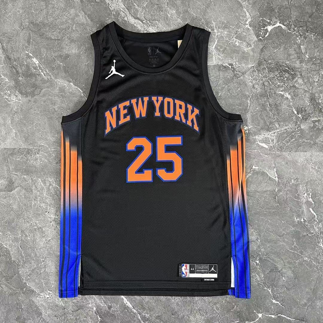 Camiseta NBA New York Knicks – BRIDGES #25 – negra · 2026 - vista 1