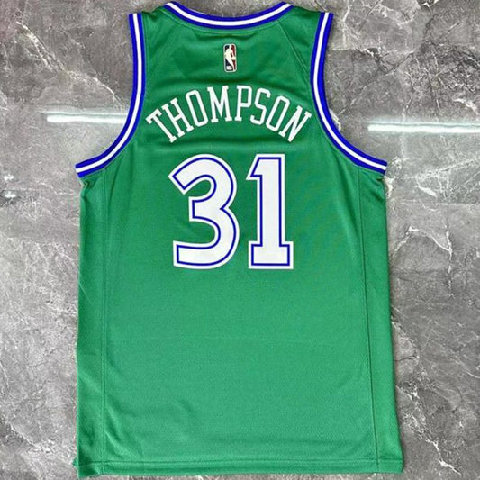 Camiseta NBA retro Dallas Mavericks – THOMPSON #31 – Retro · verde · 2026 - vista 2