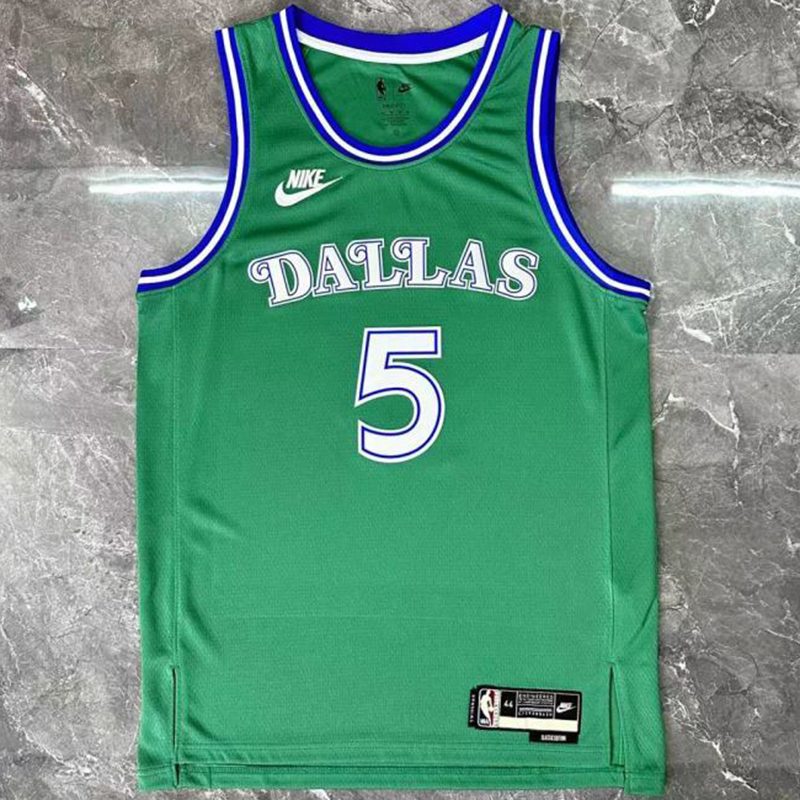 Camiseta NBA retro Dallas Mavericks – RUSSELL #5 – Retro · verde · 2026 - vista 1
