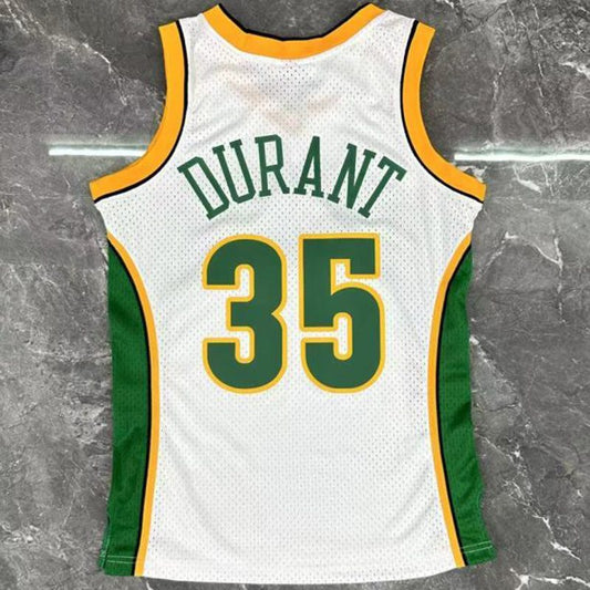 Camiseta NBA Seattle SuperSonics – DURANT #35 – blanca · 2007/08 - vista 2