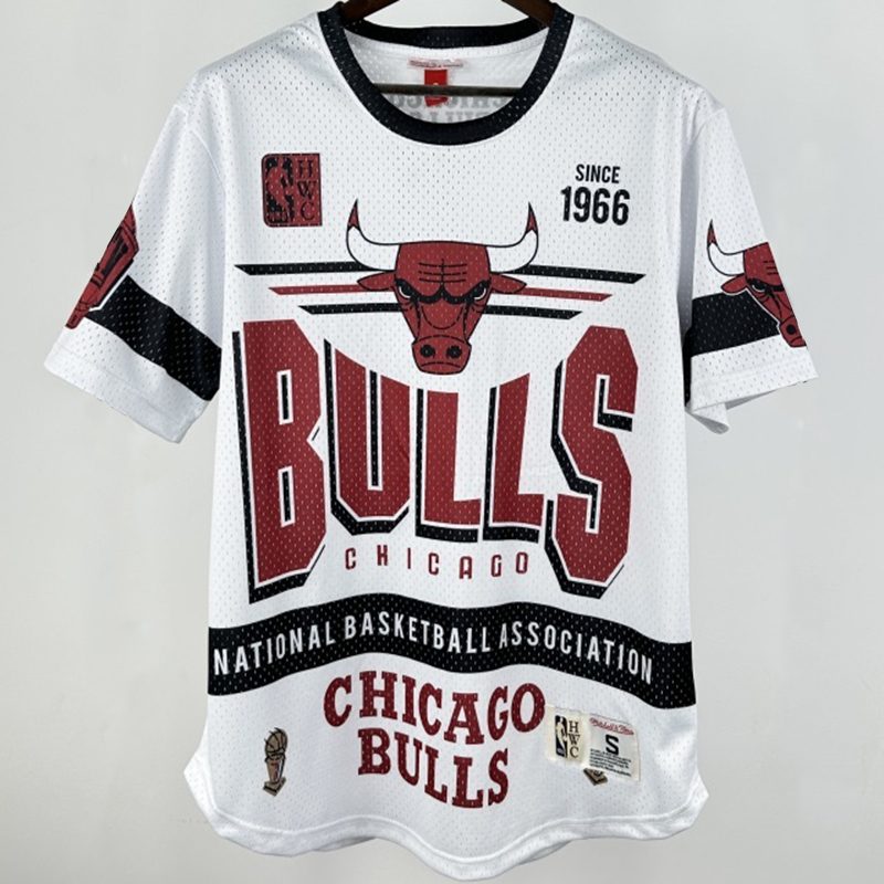Camiseta casual NBA Chicago Bulls – Retro · blanca · 2026 - vista 1