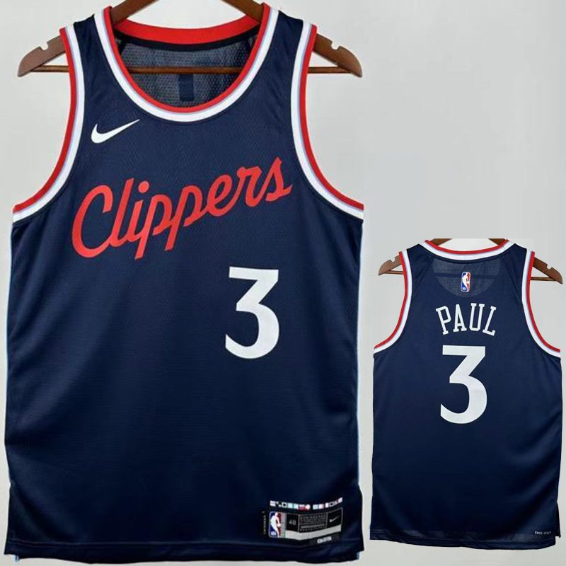 Camiseta NBA LA Clippers – PAUL #3 – azul oscuro · 2025 - vista 1
