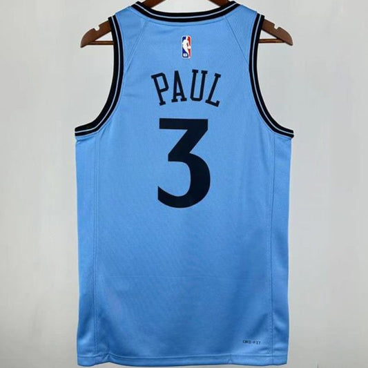 Camiseta NBA LA Clippers – PAUL #3 – City Edition · azul · 2025 - vista 2