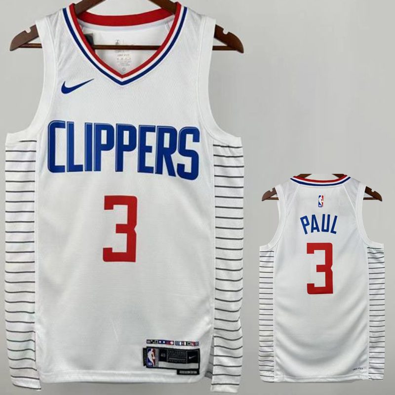 Camiseta NBA LA Clippers – PAUL #3 – blanca - vista 1