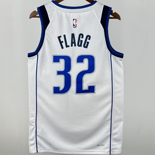 Camiseta NBA Dallas Mavericks – FLAGG #32 – City Edition · blanca - vista 2