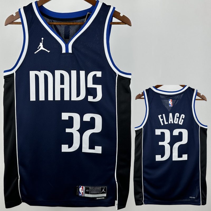 Camiseta NBA Dallas Mavericks – FLAGG #32 – City Edition · azul zafiro - vista 1