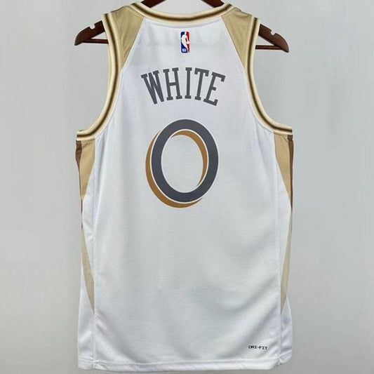 Camiseta NBA Chicago Bulls – WHITE #0 – City Edition · blanca · 2025/26 - vista 2