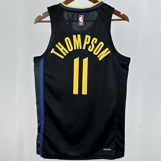 Camiseta NBA Golden State Warriors – THOMPSON #11 – negra · 2025/26 - vista 2