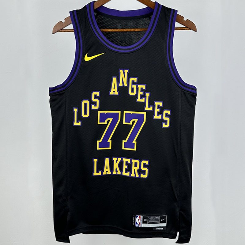 Camiseta NBA Los Angeles Lakers – DONCIC #77 – City Edition · 2024 - vista 1