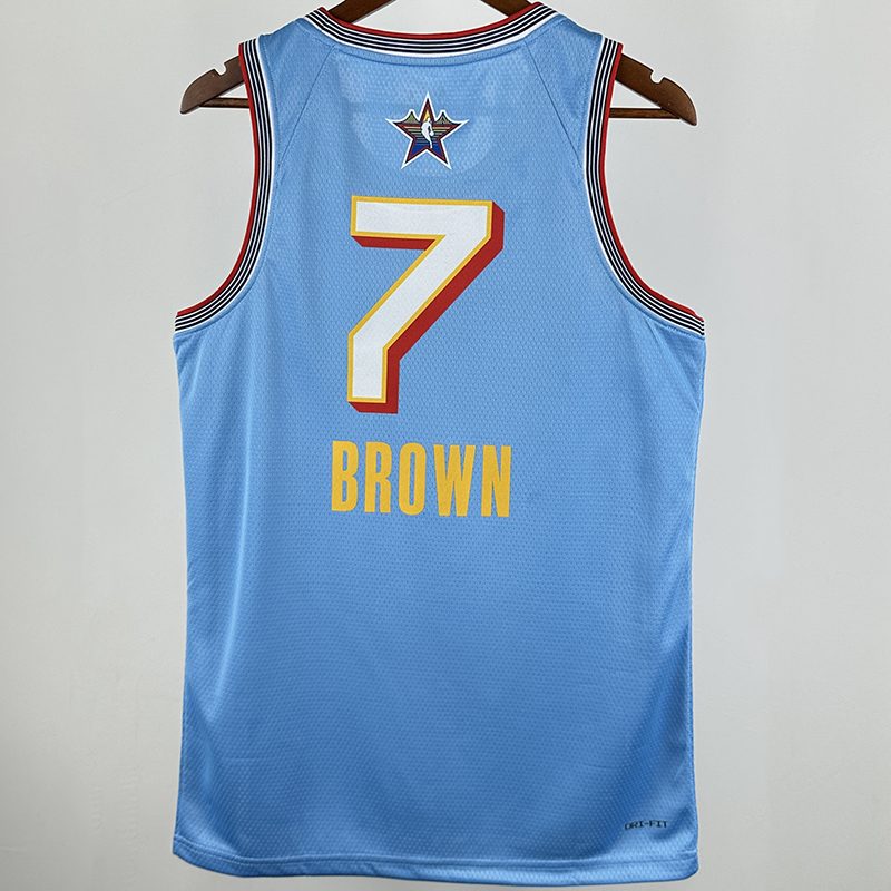 Camiseta NBA All-Star – BROWN #7 – All-Star · azul bebé · 2025 - vista 1