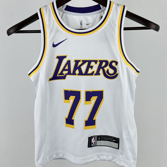 Camiseta NBA Los Angeles Lakers – DONCIC #77 – blanca - vista 2