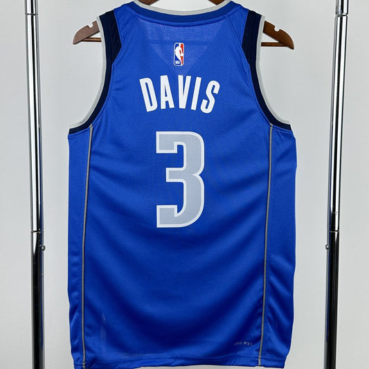 Camiseta NBA Dallas Mavericks – DAVIS #3 – azul · 2025 - vista 2