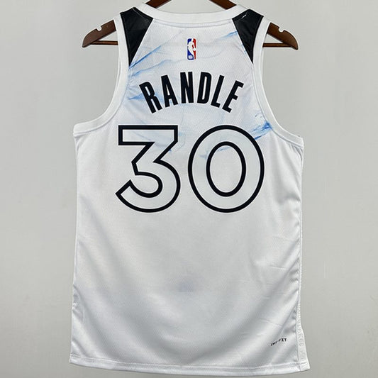 Camiseta NBA Minnesota Timberwolves – RANDLE #30 – City Edition · blanca · 2025 - vista 2
