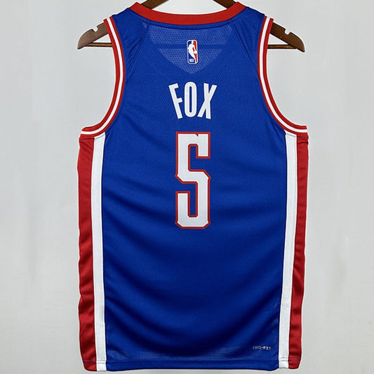 Camiseta NBA Sacramento Kings – FOX #5 – City Edition · morada · 2025 - vista 2