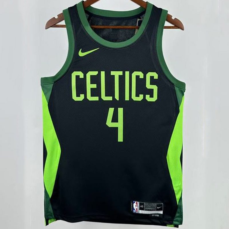Camiseta NBA Boston Celtics – HOLIDAY #4 – City Edition · negra · 2025 - vista 1