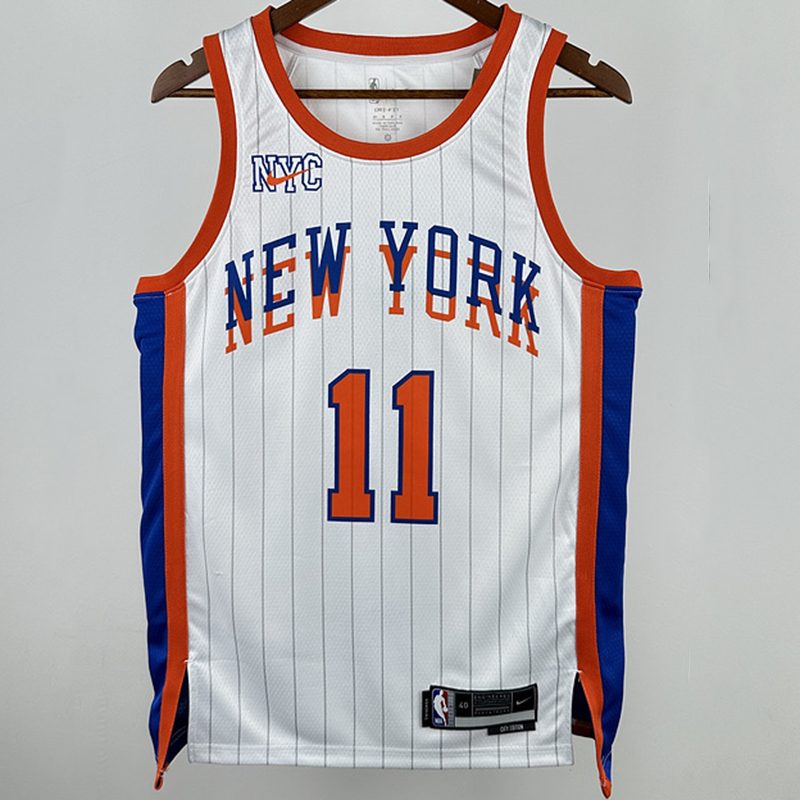 Camiseta NBA New York Knicks – BRUNSON #11 – City Edition · blanca · 2025 - vista 1
