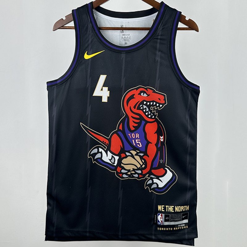 Camiseta NBA Minnesota Timberwolves – BARNES #4 – negra · 2025 - vista 1