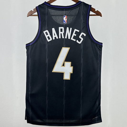 Camiseta NBA Minnesota Timberwolves – BARNES #4 – negra · 2025 - vista 2