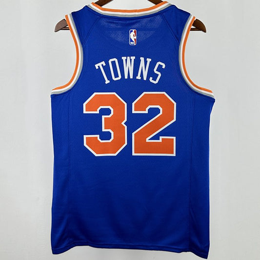 Camiseta NBA New York Knicks – TOWNS #32 – City Edition · azul · 2025 - vista 2