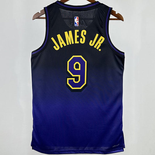 Camiseta NBA Los Angeles Lakers – JR. #9 – City Edition · 2025 - vista 2