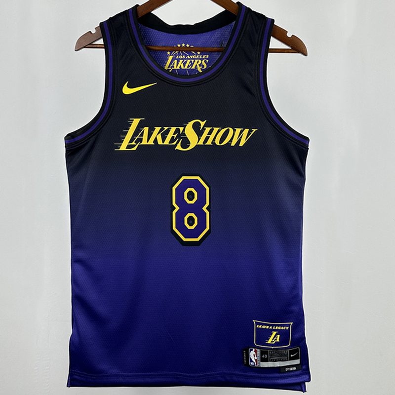 Camiseta NBA Los Angeles Lakers – BRYANT #8 – City Edition · 2025 - vista 1