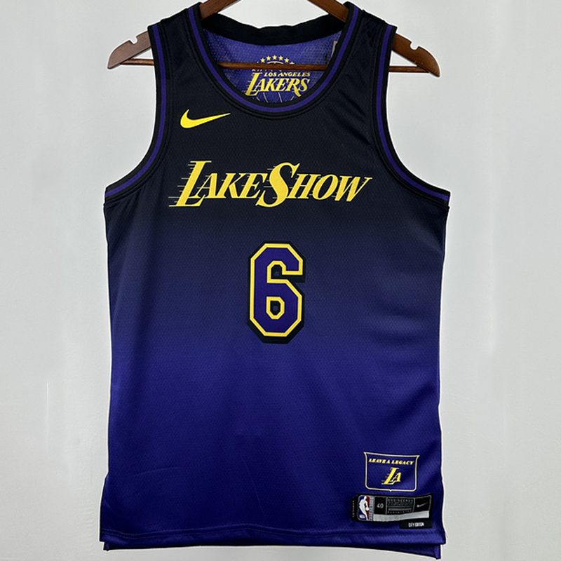Camiseta NBA Los Angeles Lakers – KNECHT #4 – City Edition · 2025 - vista 1