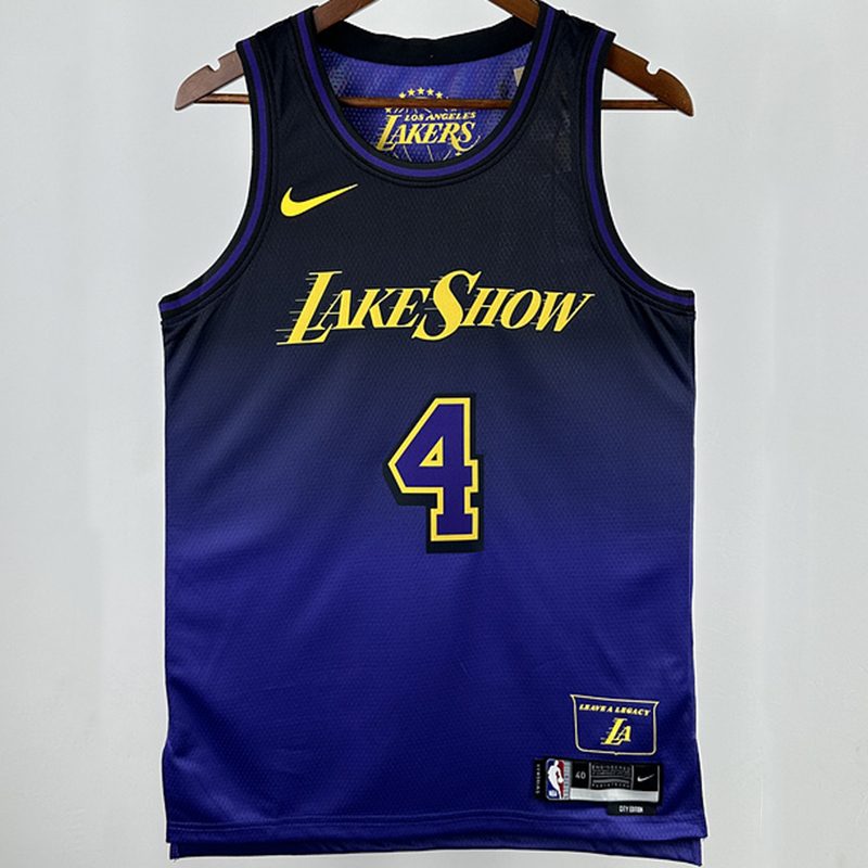 Camiseta NBA Los Angeles Lakers – KNECHT #4 – City Edition · 2025 - vista 1