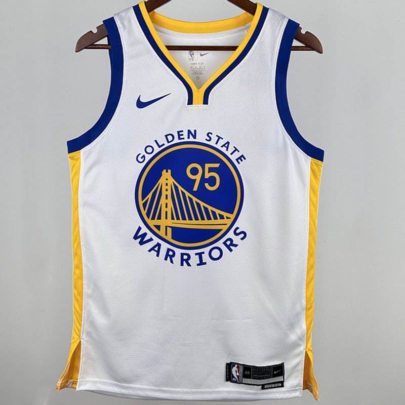 Camiseta NBA Golden State Warriors – ANDERSON #95 – blanca · 2024 - vista 1