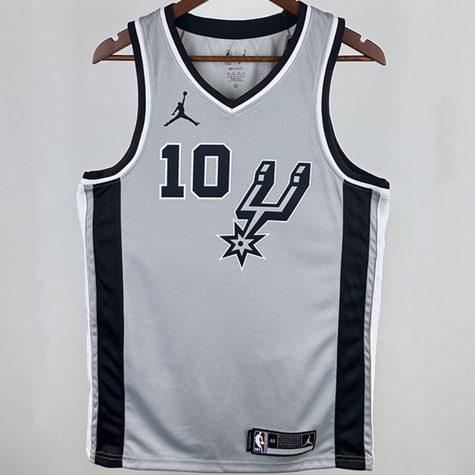 Camiseta NBA San Antonio Spurs – DEROZAN #10 – gris · 2021 - vista 1