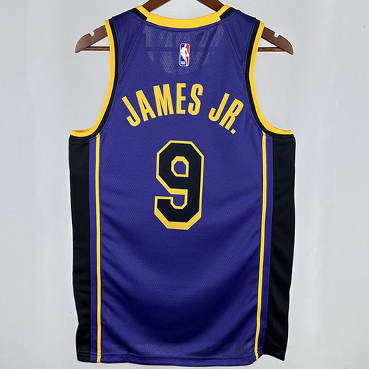 Camiseta NBA Los Angeles Lakers – JR. #9 – azul · 2025 - vista 2