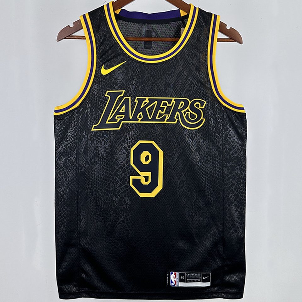 Camiseta NBA Los Angeles Lakers – JR. #9 – negra · 2025 - vista 1