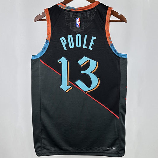 Camiseta NBA Washington Wizards – POOLE #13 – City Edition · negra · 2025 - vista 2