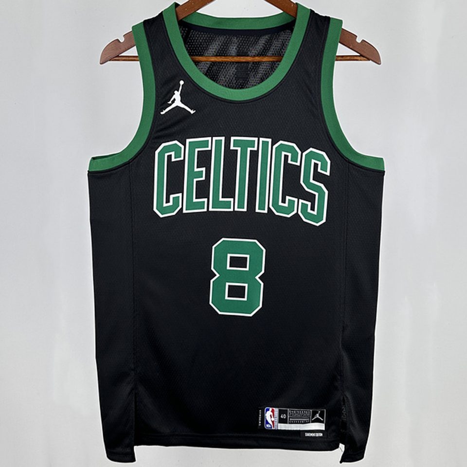 Camiseta NBA Boston Celtics – PORAIGIS #8 – negra · 2025 - vista 1