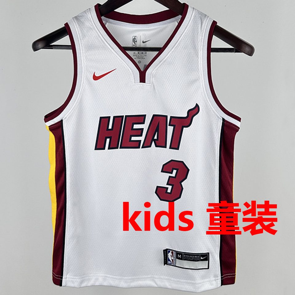 Camiseta NBA Miami Heat – WADE #3 – blanca · 2024/25 - vista 1