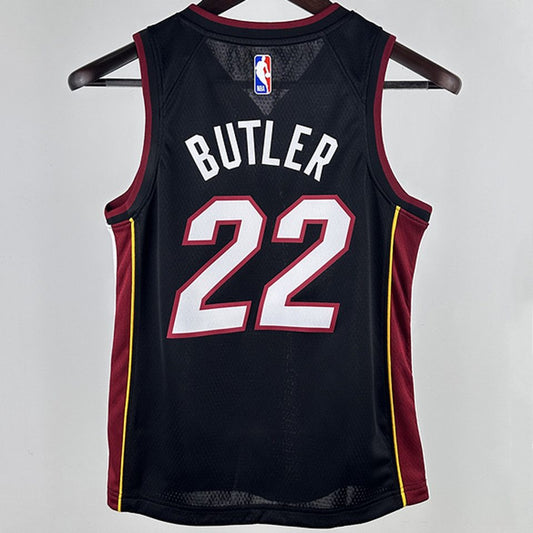 Camiseta NBA Miami Heat – BUTLER #22 – negra · 2024/25 - vista 2