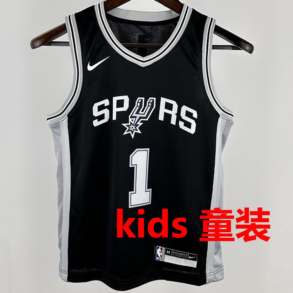 Camiseta NBA San Antonio Spurs – negra · 2024/25 - vista 1