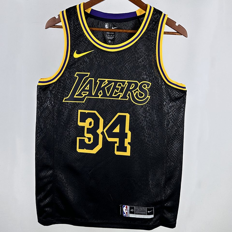Camiseta NBA Los Angeles Lakers – ONEAL #34 – blanca · 2024/25 - vista 1