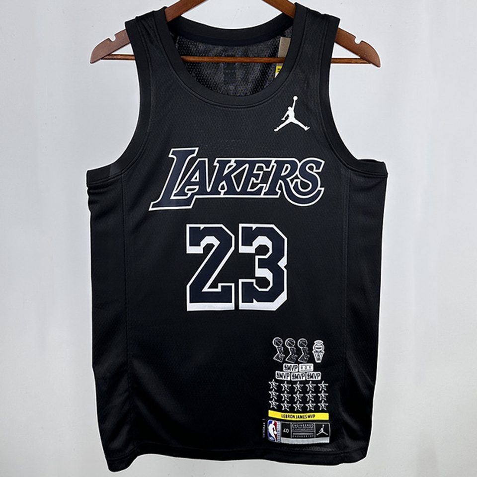 Camiseta NBA Los Angeles Lakers – JAMES #23 – Honor Edition · negra - vista 1