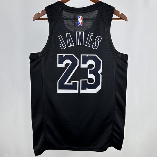 Camiseta NBA Los Angeles Lakers – JAMES #23 – Honor Edition · negra - vista 2