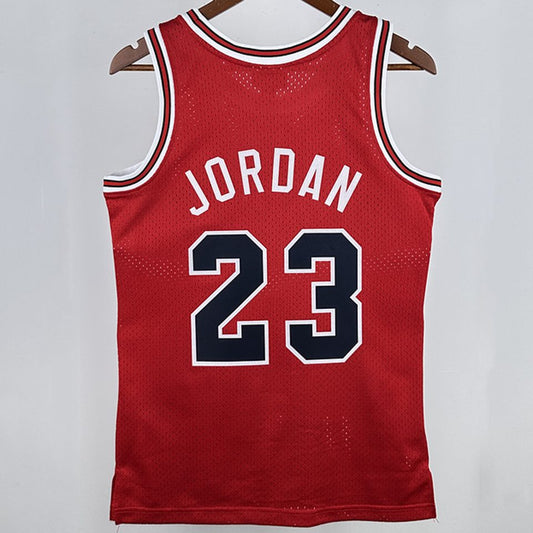 Camiseta NBA retro Chicago Bulls – JORDAN #23 – Retro · roja · 1984/1985 - vista 2