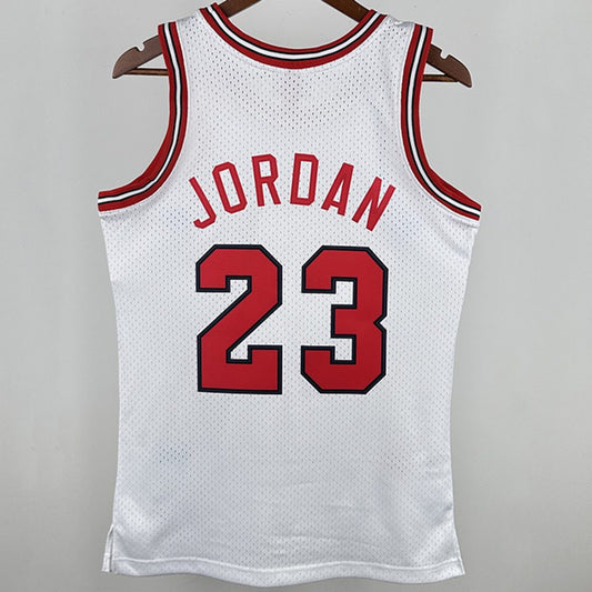 Camiseta NBA retro Chicago Bulls – JORDAN #23 – Retro · blanca · 1984/1985 - vista 2