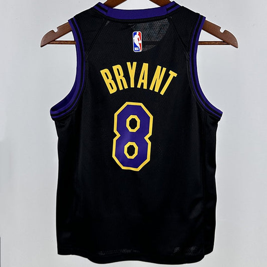 Camiseta NBA Los Angeles Lakers – BRYANT #8 – City Edition · negra · 2024/25 - vista 2