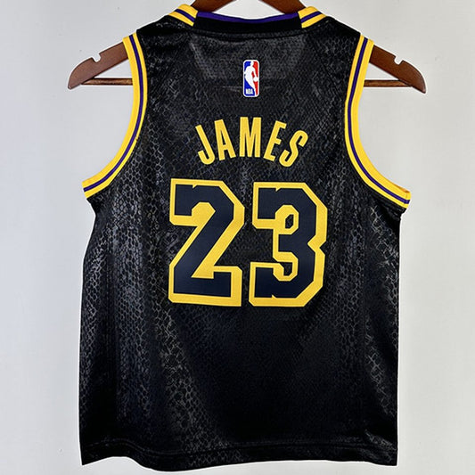 Camiseta NBA Los Angeles Lakers – JAMES #23 – negra - vista 2